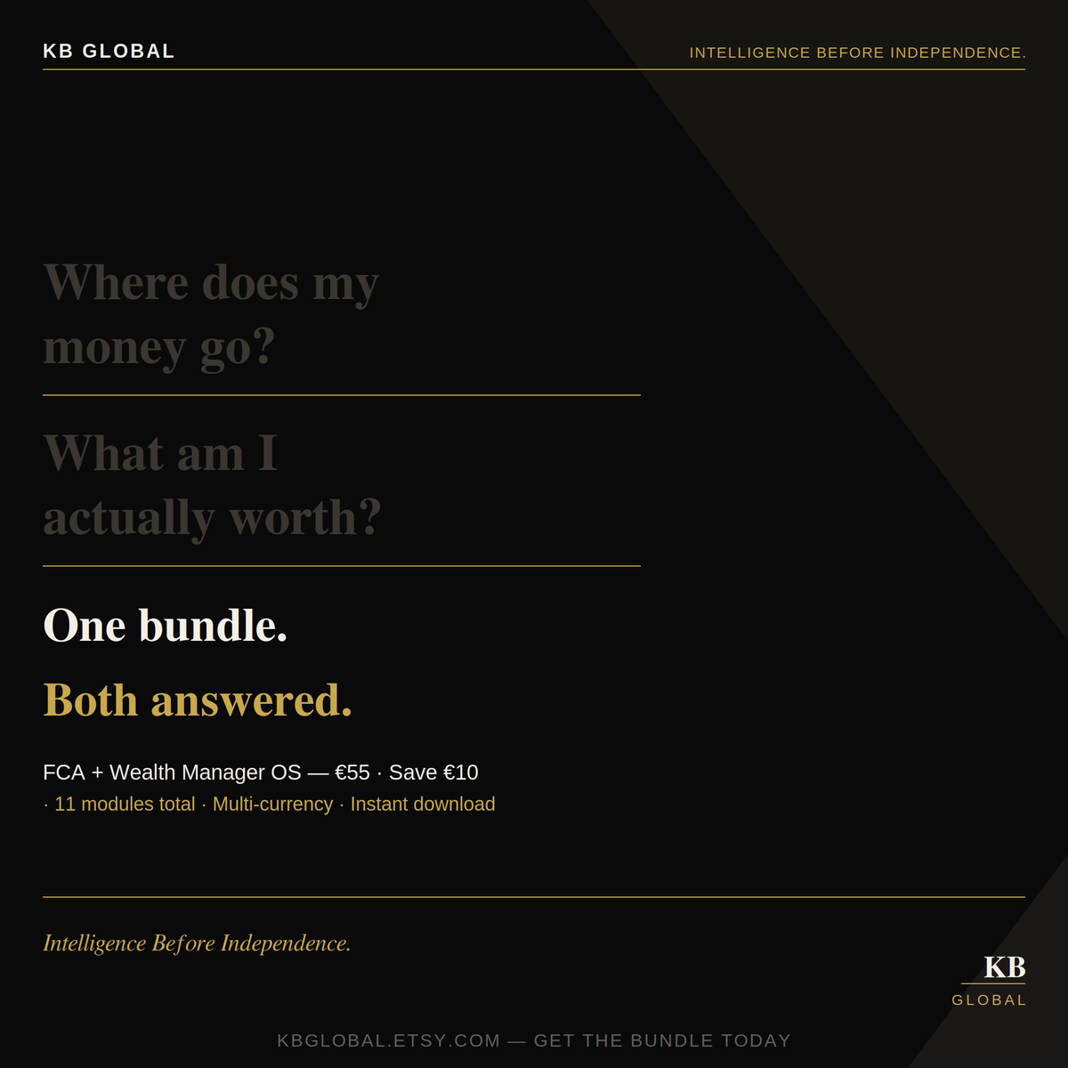 DN Finance Bundle — FCA + Wealth Manager OS