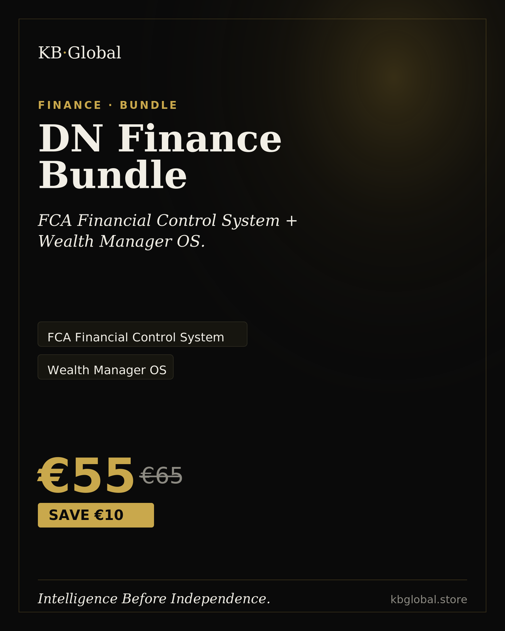 DN Finance Bundle — FCA + Wealth Manager OS