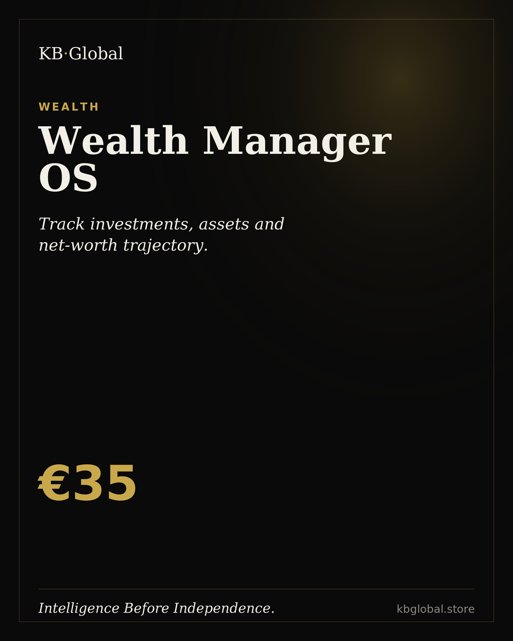 Wealth Manager OS — Notion Wealth Tracking System